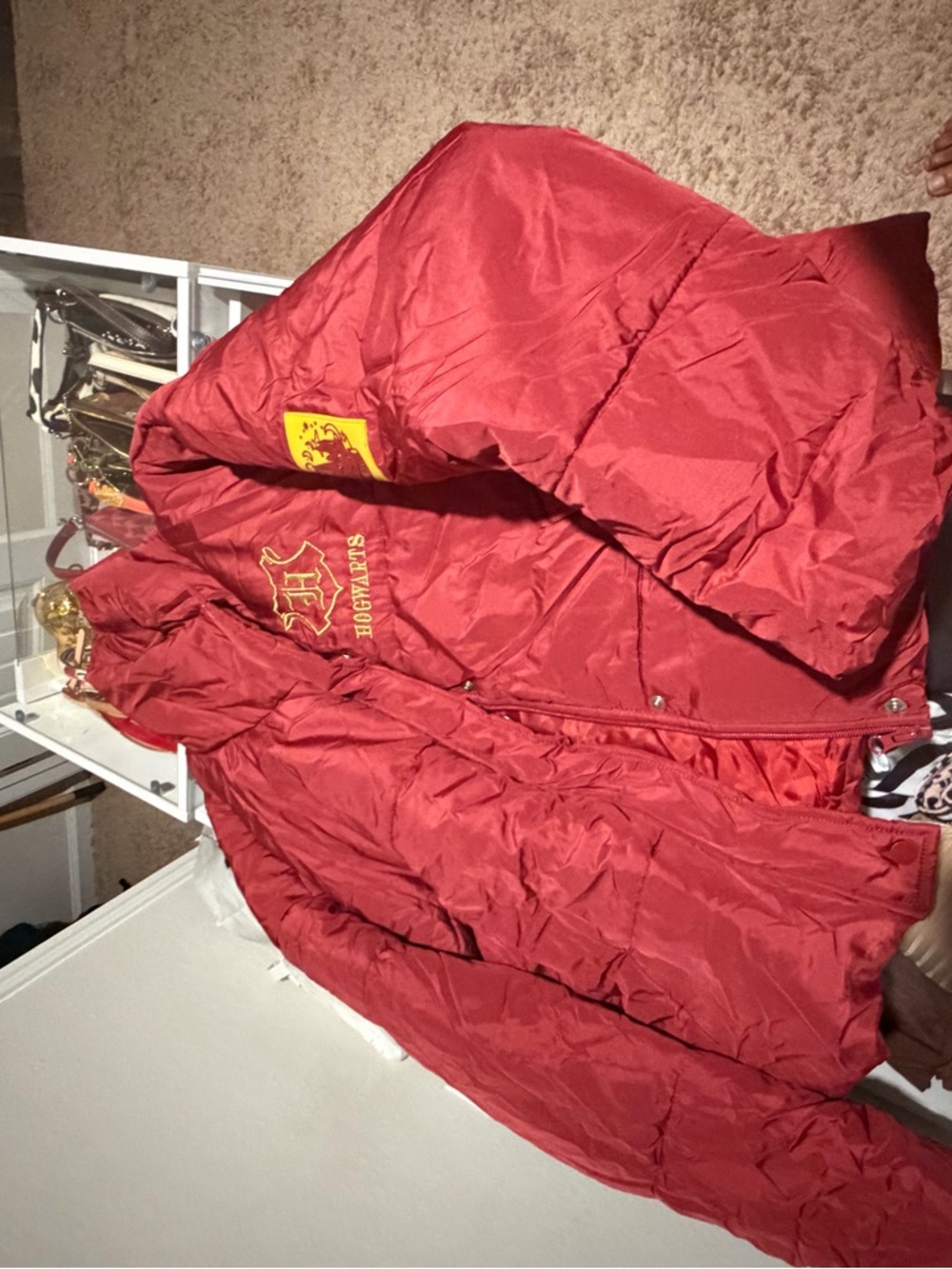 Red Women's Puffer Jacket